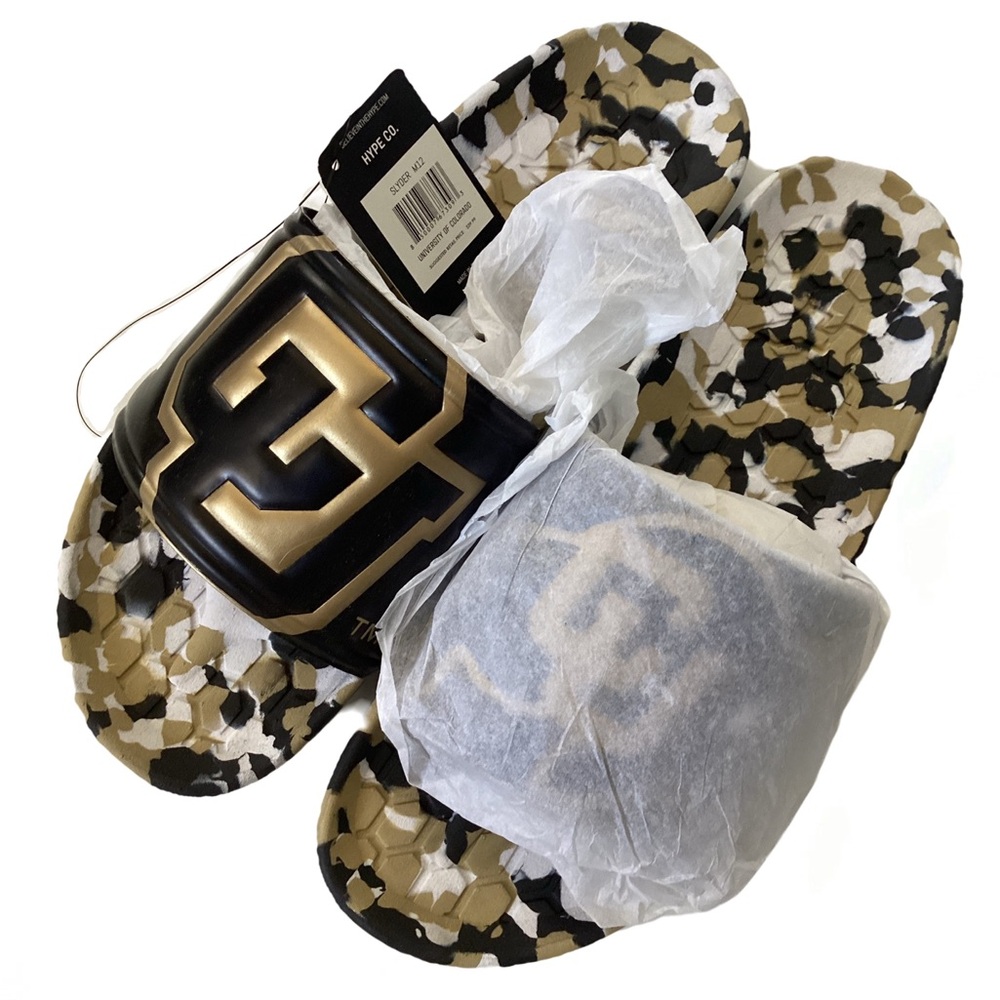 University of Colorado NWT Slide Hype Co Slyder Sandle